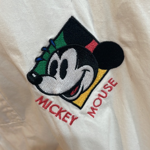 Disney Mickey Mouse jacket-10” metal zip 3 metal Mickey snaps-100 cotton-unisex - Picture 4 of 6